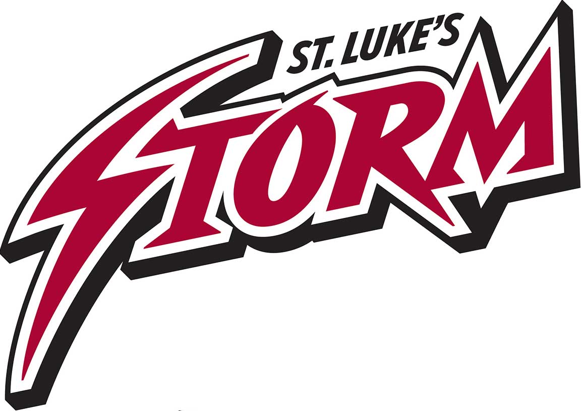 Storm logo created for the sports branding of St. Luke’s School’s varsity teams.