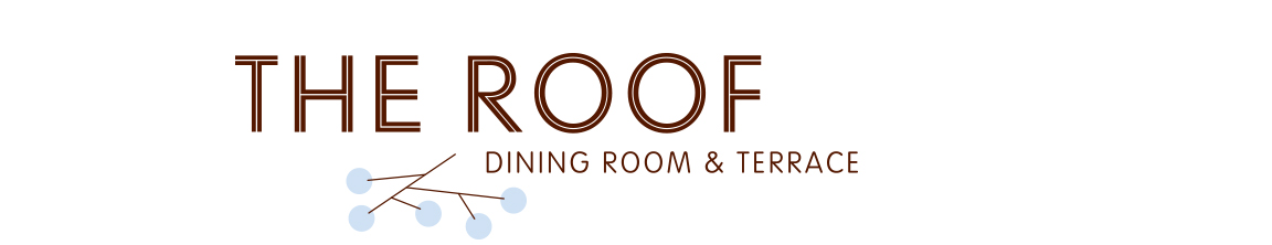 Design of the logo for The Roof restaurant at The Yale Club.